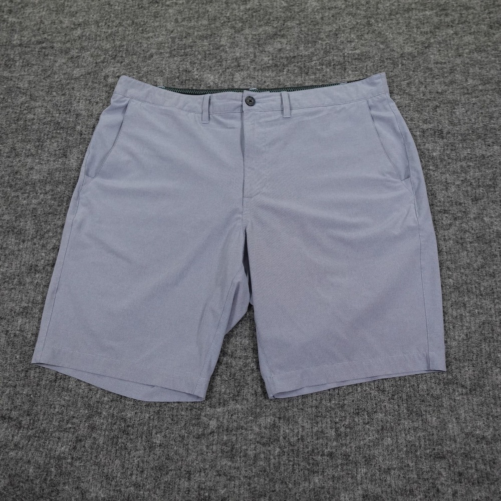 7 Diamonds Shorts Mens 38 Light Blue Performance Casual Stretch Lightweight Golf